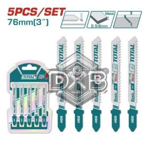 20-Piece Jigsaw Blade Set – Wood, Metal & Aluminum