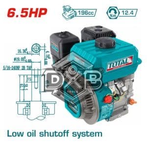 6.5HP Gasoline Engine – 196cc 4-Stroke OHV