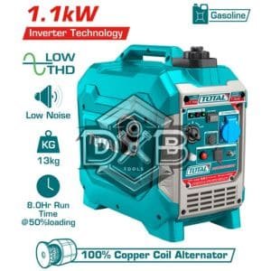1.1kW Inverter Gasoline Generator – Pure Sine Wave