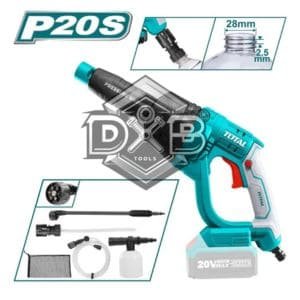 20V Cordless Pressure Washer with 4.0Ah Battery & Accessories