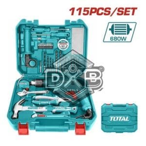 115 Pcs Tool Set with 680W Impact Drill – Home & Workshop Kit