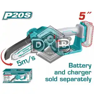 20V Cordless Pruner Saw – 5″ Bar with Battery & Charger