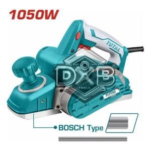 1050W Electric Planer with Aluminum Base and Adjustable Depth