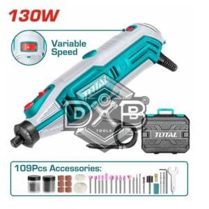 Mini Grinder 130W Variable Speed with Flexible Shaft & 109 Accessories