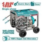 4.6kW Diesel Welder Generator – 180A Welding Output