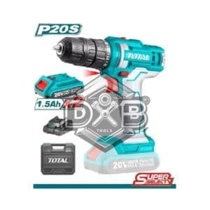 20V Cordless Drill with 45Nm Torque – 2× 1.5Ah Batteries