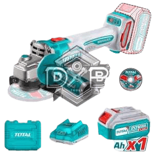 20V cordless brushless angle grinder with 115mm disc capacity